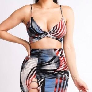 RWB Two Piece Shirt Set